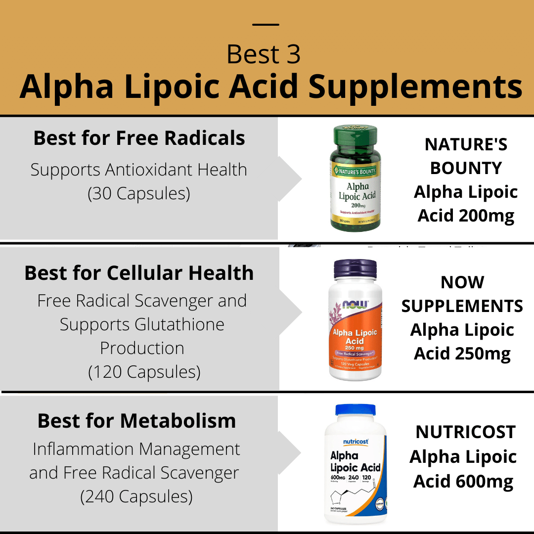 The 3 Best Alpha Lipoic Acid Supplements