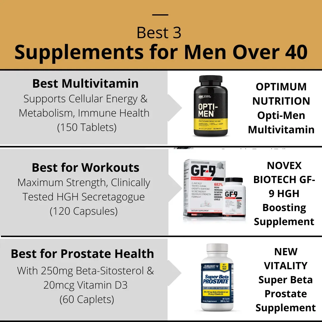 Best Supplements for Men Over 40