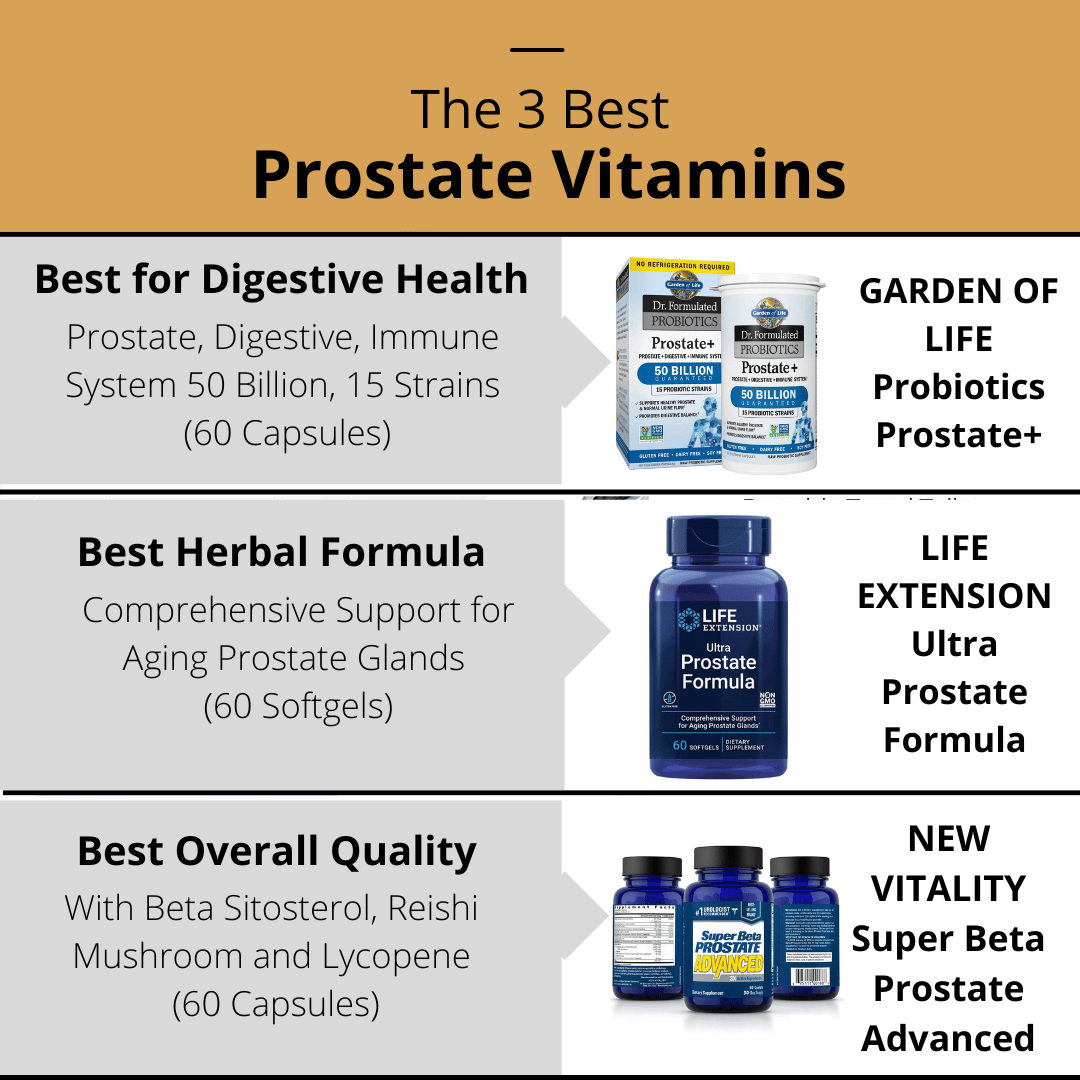 The 3 Best Prostate Vitamins